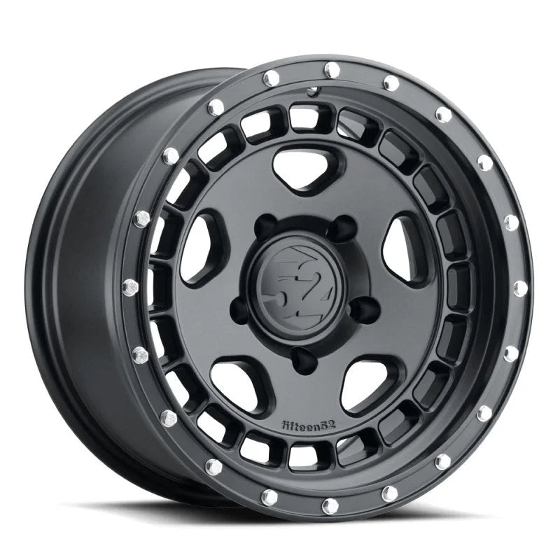 fifteen52 Turbomac HD 17x8.5 5x150 0mm ET 110.3mm Center Bore Asphalt Black Wheel - Back View
