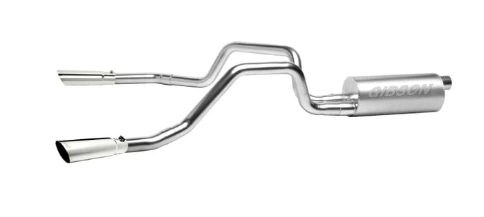 Gibson Gibson 10-13 Chevrolet Silverado 1500 LS 4.8L 2.25in Cat-Back Dual Split Exhaust - Aluminized GIB5636
