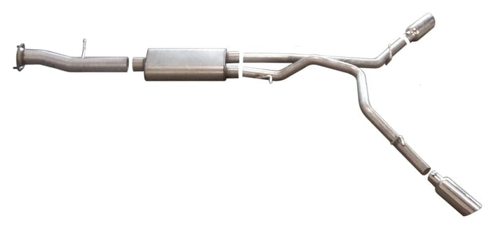 Gibson Gibson 2009 Hummer H2 Base 6.2L 2.25in Cat-Back Dual Extreme Exhaust - Stainless GIB612603