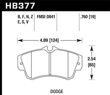 Load image into Gallery viewer, Hawk Performance Hawk SRT4 HPS Street Front Brake Pads HAWKHB377F.760