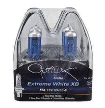 Load image into Gallery viewer, Hella Hella Optilux 12V 60/55W H4/9003 P43t Extreme White XB Bulb (Pair) HELLAH71071352