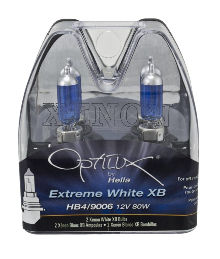 Hella Hella Optilux XB White Halogen Bulbs HB4 12V 80W (2 pack) HELLAH71070367