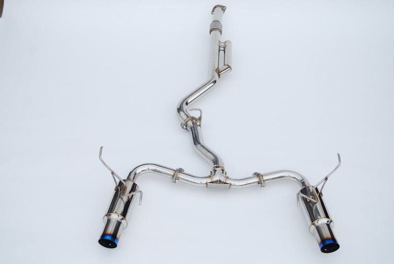 Invidia Invidia 2022+ Subaru WRX N1 Twin Outlet Single Layer Tip Cat-Back Exhaust INVHS22WRXGTT
