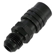 Load image into Gallery viewer, jiffytite 6AN Straight Push Lock Valved Quick Connect BLK