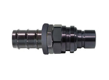 Load image into Gallery viewer, jiffytite 6AN Straight Push Lock Valved Quick Connect BLK