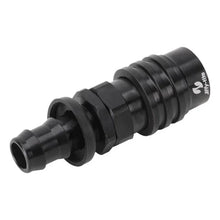 Load image into Gallery viewer, jiffytite #8 AN Push Lock Hose End Valved (Black) 31508PJ