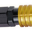 Load image into Gallery viewer, jiffytite 8AN Straight FM Thread Valved Quick Connect BLK