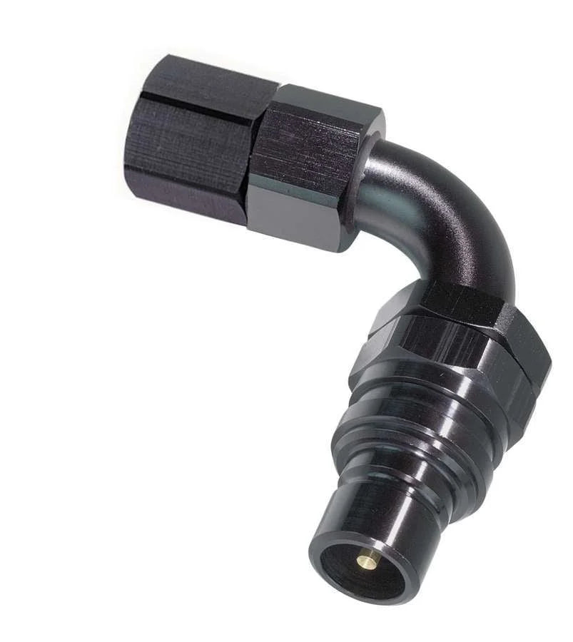 jiffytite 8an 90-Deg Female w/Plug Fitting - Valved 32308E