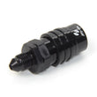 Load image into Gallery viewer, jiffytite Q/R #3 Male Str to #3 Socket Valved Black 21403J