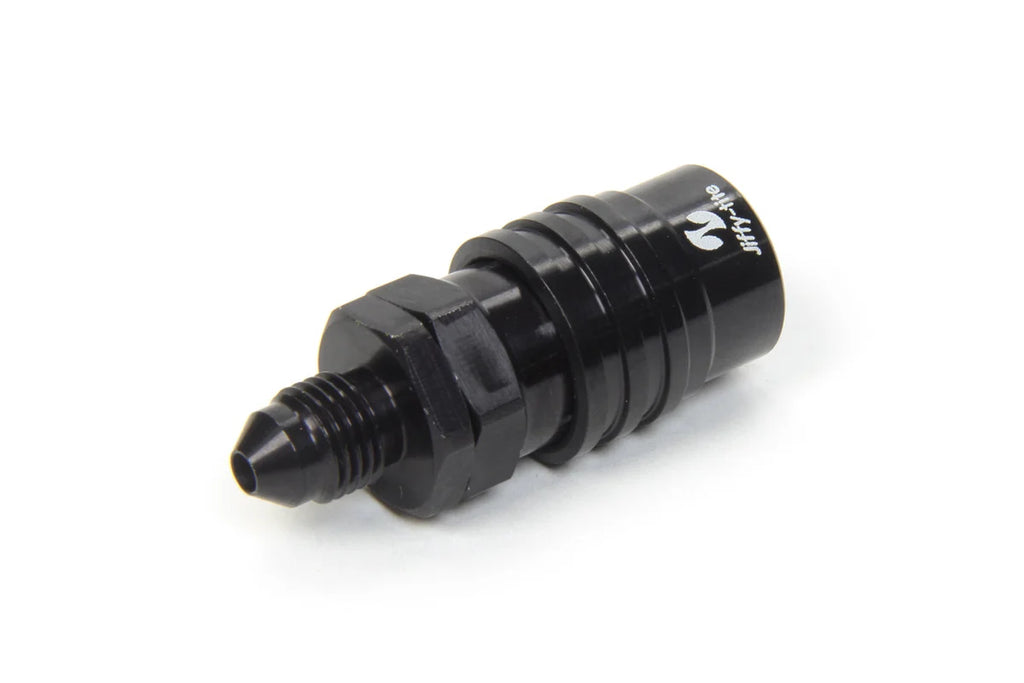 jiffytite Q/R #3 Male Str to #3 Socket Valved Black 21403J