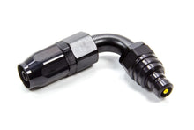 Load image into Gallery viewer, jiffytite Q/R #4 90 Deg Hose End Plug Valved Black 22604JE