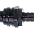 Load image into Gallery viewer, jiffytite Q/R #5 Str Male Plug w/ Hose Barb Valved Black 22505