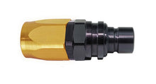 Load image into Gallery viewer, jiffytite Q/R #6 Str Hose End Plug Valved  Gold/Black 22606