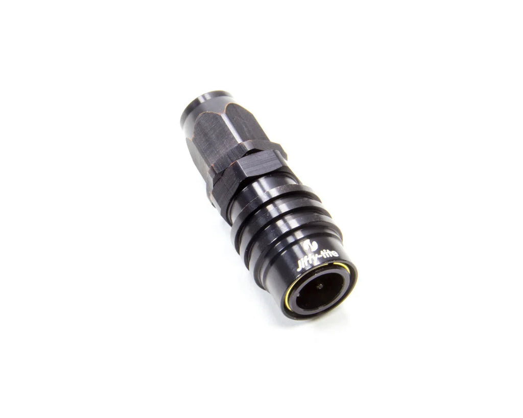jiffytite Q/R #6 Straight Hose End Black 31606J