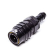 Load image into Gallery viewer, jiffytite Q/R #8 Male Hose Barb Valved - Black 31508J