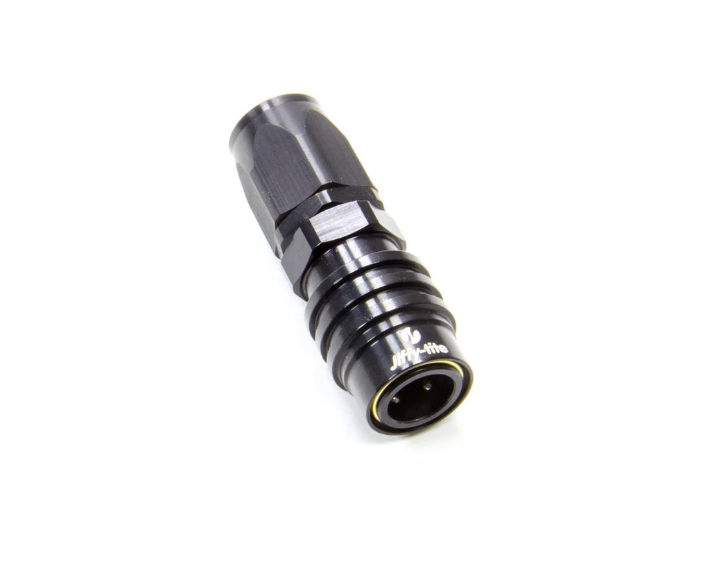 jiffytite Q/R #8 Str Hose End Black 31608J
