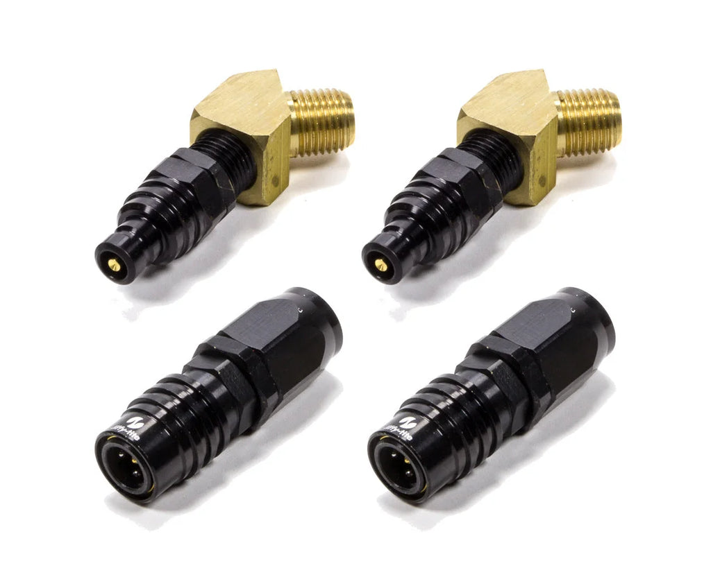 jiffytite Trans Line Fitting Kit 1/4 NPT Black 200T4J