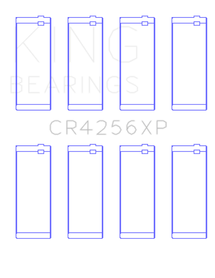 King Engine Bearings King 03-05 Dodge Neon SRT4 2.4L (Size .026 Oversized) Performance Rod Bearing Set KINGCR4256XP.026
