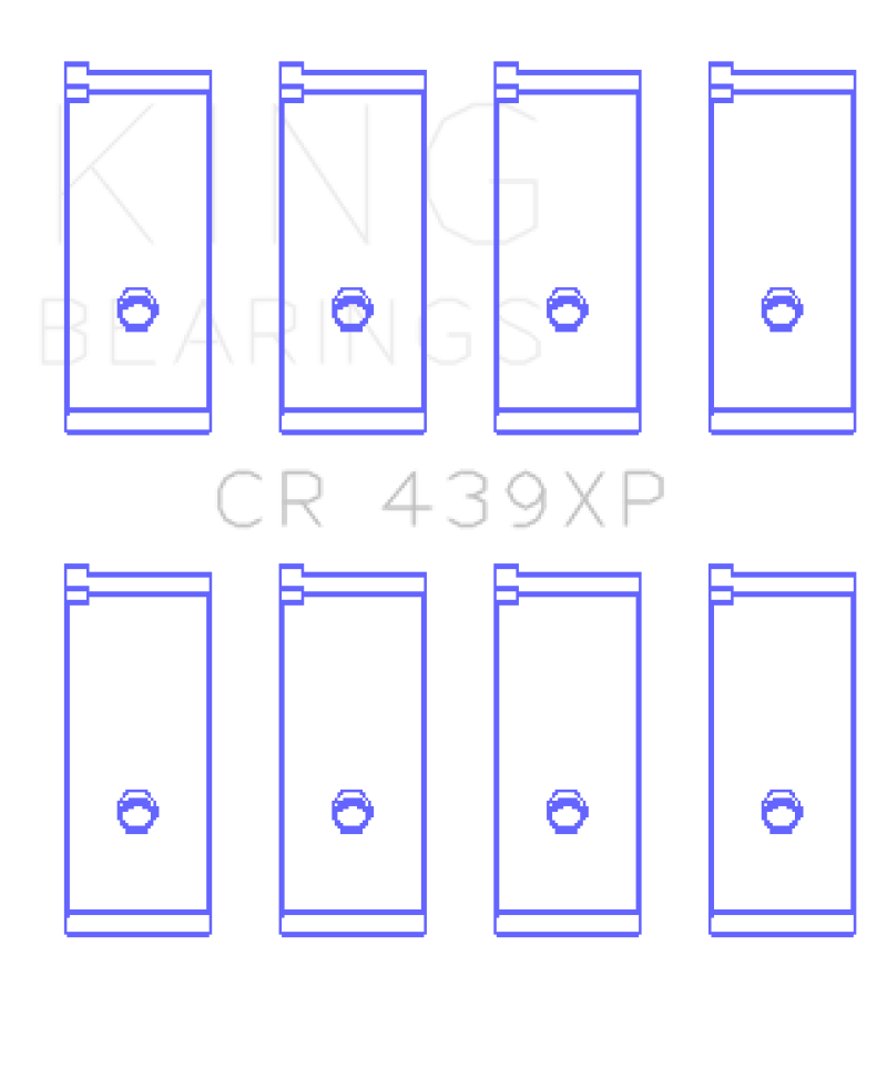King Engine Bearings King Acura B17A1/B18A1/B18B1 (Size 0.25mm) Performance Rod Bearing Set KINGCR439XP0.25