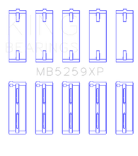 Load image into Gallery viewer, King Engine Bearings King Acura B18A1/B1/C1/C5 K20A / K24A (Size 0.025mm) Performance Main Bearing Set KINGMB5259XP.026