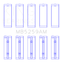Load image into Gallery viewer, King Engine Bearings King Acura B18A1/B1/C1/C5 K20A / K24A (Size STD) Main Bearing Set KINGMB5259AM