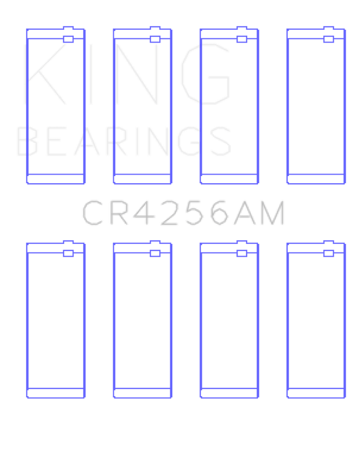King Engine Bearings King Chrysler 148/148 Turbo DOHC 16V / Jeep 148 DOHC 16V (Size +0.25) Rod Bearing Set KINGCR4256AM0.25