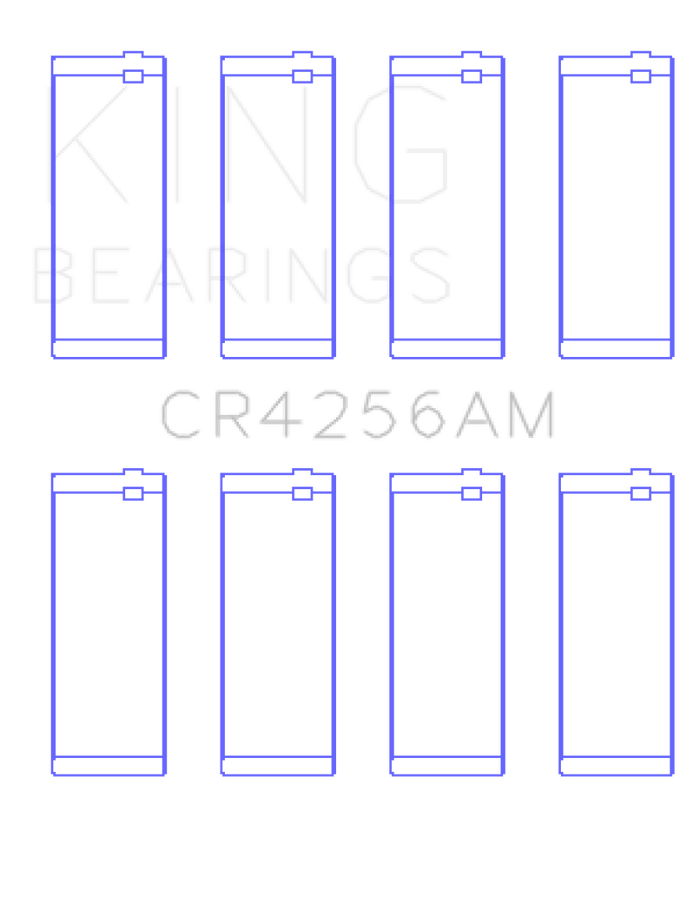 King Engine Bearings King Chrysler 148/148 Turbo DOHC 16V / Jeep 148 DOHC 16V (Size STD) Rod Bearing Set KINGCR4256AM
