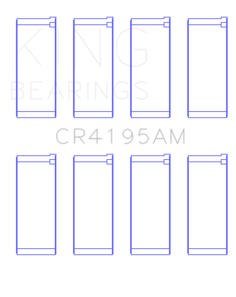 King Engine Bearings King Chrysler 420A (Size Standard) Connecting Rod Bearing Set KINGCR4195AM
