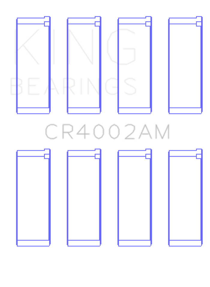King Engine Bearings King Ford/Kia/Mazda DOHC 16 Valve/SOHC 16 Valve/SOHC 8 Valve (Size STD) Rod Bearing Set KINGCR4002AM