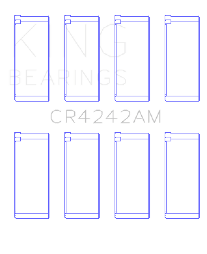 King Engine Bearings King Honda 97ci 1.6L L4 B16A2/B16A3 (Size STD) Rod Bearing Set KINGCR4242AM