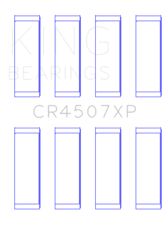 King Engine Bearings King Mazda L3-VDT MZR (Size STD) Performance Rod Bearing Set KINGCR4507XP