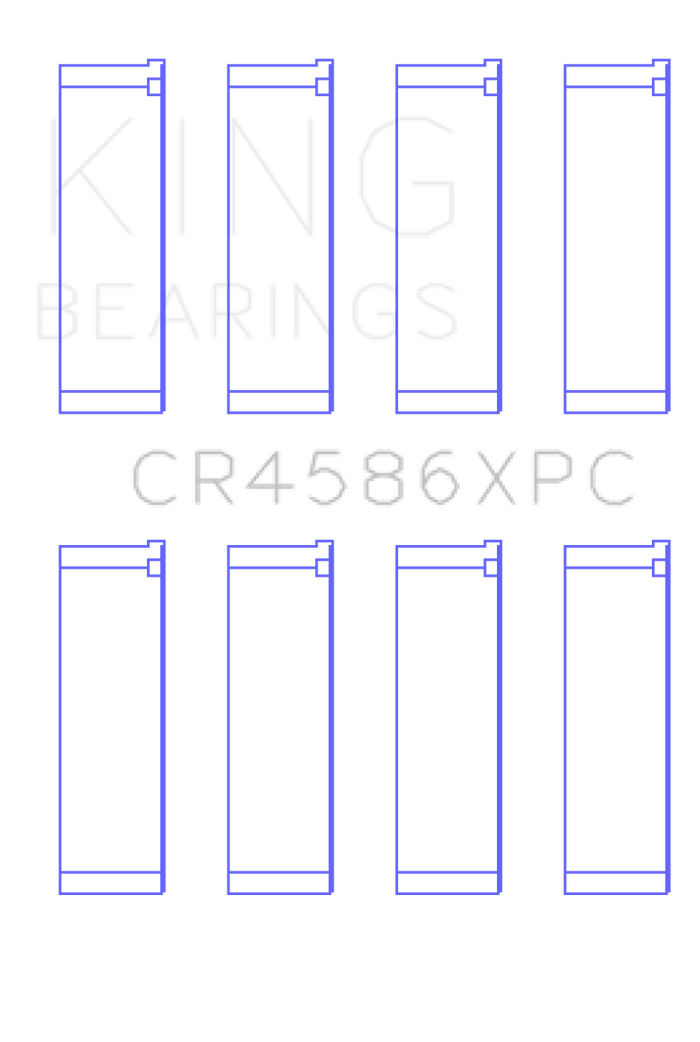 King Engine Bearings King Mitsubishi 4B11T (Size STD) Performance Coated Rod Bearing Set KINGCR4586XPC