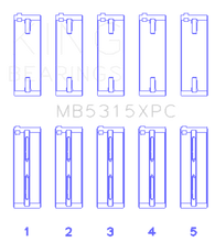 Load image into Gallery viewer, King Engine Bearings King Mitsubishi 4G63/4G64 (Size STD) Coated Performance Main Bearing Set KINGMB5315XPC