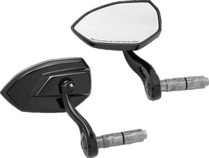 Kuryakyn Kuryakyn Phantom Bar End Mirror Gloss Black KUR1959