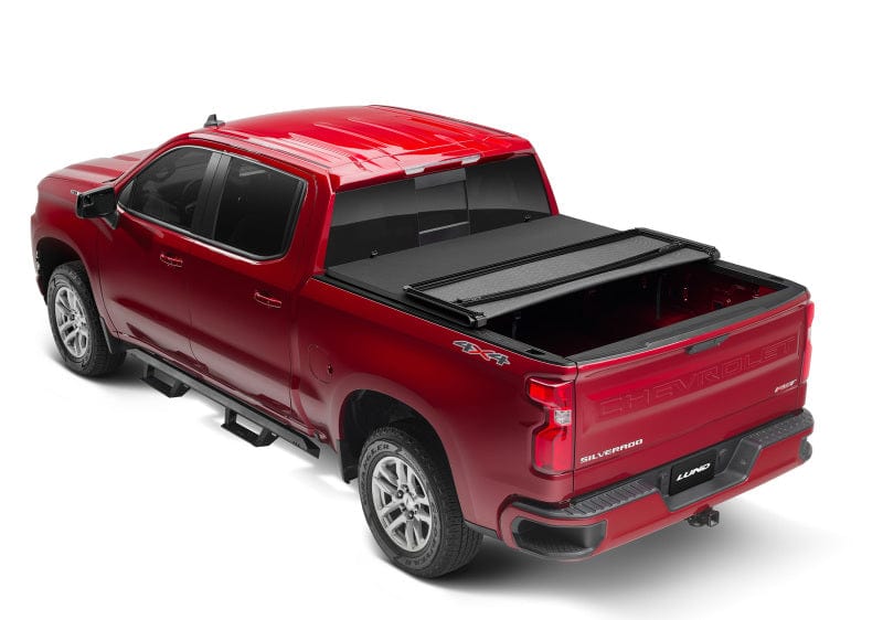 LUND Lund 14-17 Chevy Silverado 1500 (6.5ft. Bed) Genesis Elite Tri-Fold Tonneau Cover - Black LND958193