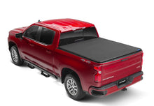 Load image into Gallery viewer, LUND Lund 99-07 Chevy Silverado 1500 (6.5ft. Bed) Genesis Elite Tri-Fold Tonneau Cover - Black LND95853