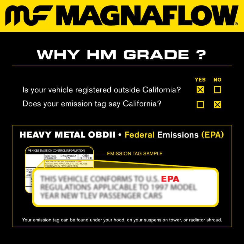 Magnaflow MagnaFlow Conv DF 95-96 Impreza 2.2L Rear C MAG23874