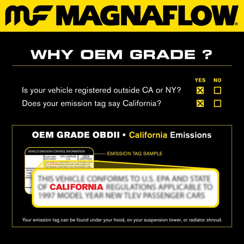 Magnaflow MagnaFlow Conv Direct Fit OEM 16-17 Subaru Impreza/Forester Underbody MAG52587