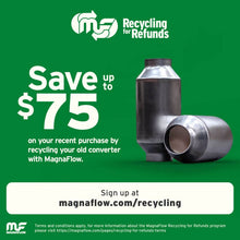 Load image into Gallery viewer, Magnaflow MagnaFlow Conv Univ 2in Inlet/Outlet Center/Center Round 11in Body L x 5.125in W x 15in Overall L MAG51354