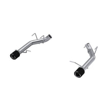 Load image into Gallery viewer, MBRP MBRP 11-14 Ford Mustang GT 5.0L T304 SS 3in Dual Axle-Back with Carbon Fiber Tips (Race Version) MBRPS72033CF
