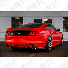 Load image into Gallery viewer, MBRP MBRP 15-18 Ford Mustang EcoBoost 2.3L T409 3in Cat Back Dual Split Rear Exit (Street Version) MBRPS7274409