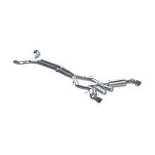 Load image into Gallery viewer, MBRP MBRP 16-19 Chevrolet Camaro SS 6 Speed 3in Dual Cat Back w/ 4.5in OD Tips - 409 (Non NPP Models) MBRPS7035409
