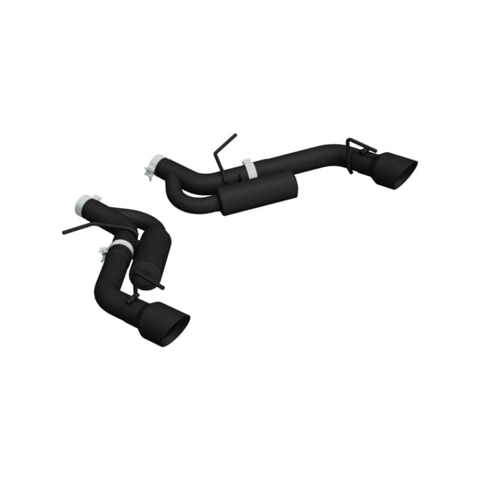 MBRP MBRP 16-19 Chevrolet Camaro SS Dual Rear Exit Axle Back w/ 4.5in OD Tips - BLK (Non NPP Models) MBRPS7034BLK