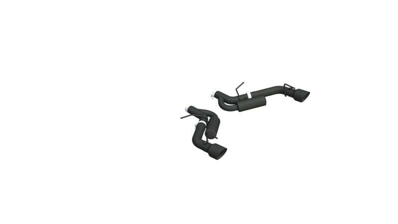 MBRP MBRP 16-19 Chevrolet Camaro SS Dual Rear Exit Axle Back w/ 4.5in OD Tips - BLK (Non NPP Models) MBRPS7034BLK