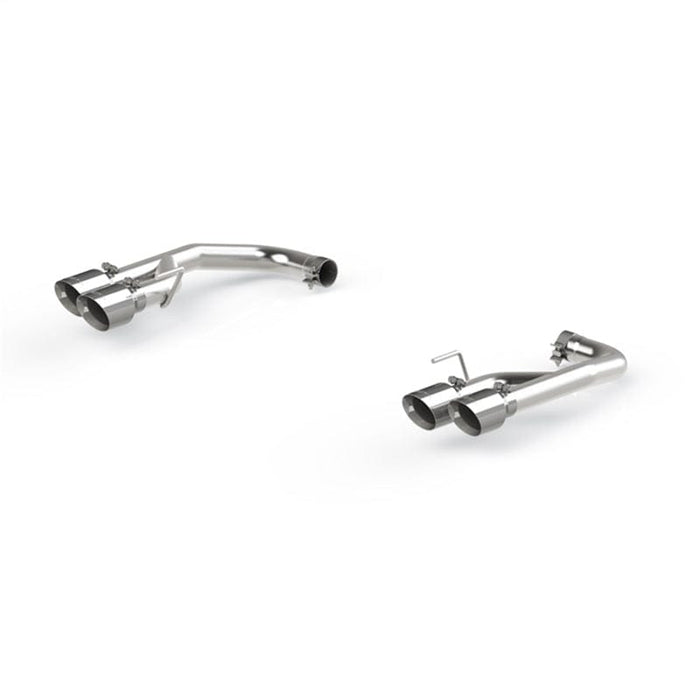 MBRP MBRP 18-20 Ford Mustang GT 2.5in T304 Non Active Dual Axle Back Exhaust System - 4in Dual Wall Tips MBRPS7211304