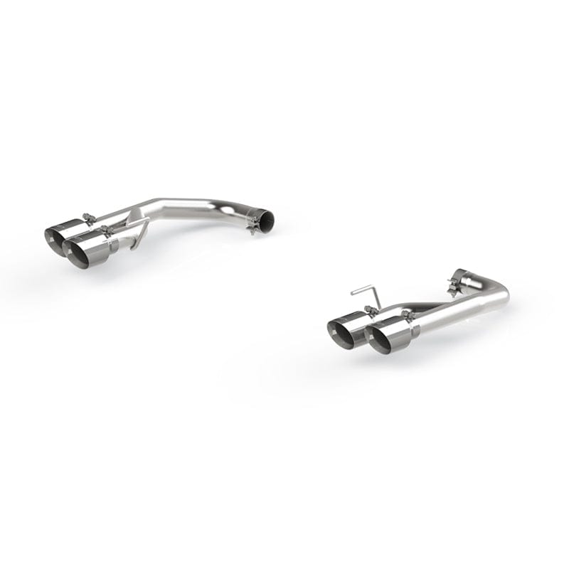 MBRP MBRP 18-20 Ford Mustang GT 2.5in T304 Non Active Dual Axle Back Exhaust System - 4in Dual Wall Tips MBRPS7211304