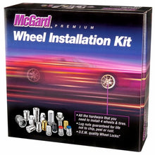 Load image into Gallery viewer, McGard McGard 4 Lug Hex Install Kit w/Locks (Cone Seat Nut) M12X1.25 / 13/16 Hex / 1.28in. Length - Chrome MCG84454