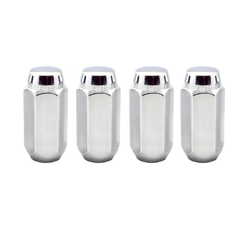 McGard McGard Hex Lug Nut (Cone Seat) M14X1.5 / 13/16 Hex / 1.945in. Length (4-Pack) - Chrome MCG64021