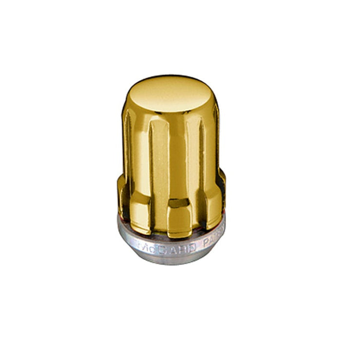 McGard McGard SplineDrive Lug Nut (Cone Seat) M12X1.5 / 1.24in. Length (Box of 50) - Gold (Req. Tool) MCG65002GD
