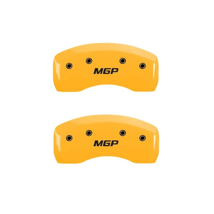 MGP MGP 2 Caliper Covers Engraved Rear MGP Yellow Finish Black Characters 2007 Acura RL MGP39023RMGPYL